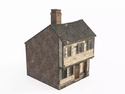 Around the 18th century buildings were constructed 3D model