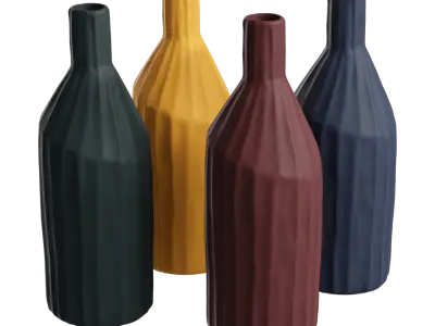  Ceramic Bottle Origami Vase Models  purchase