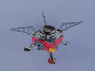 Portable camping Stove 3D model