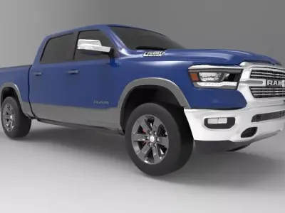 Dodge 1500 Laramie 2019 3D model