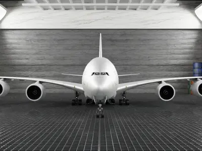 Airbus A380 3D Model Ultra Realistic Exterior Full Interior 3D model