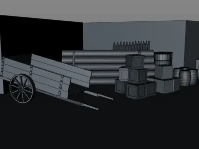 Game assets Free low-poly 3D model purchase