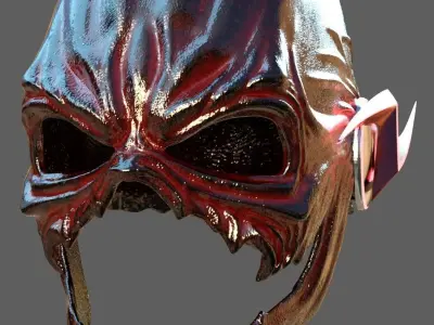 dark flash helmet 3D print model