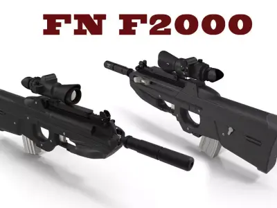 FN F2000 3D model