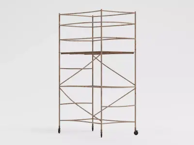 -Old Scaffolding V2- 3D model