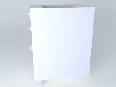 DB3D-4 cabinet with three drawers Free 3D model