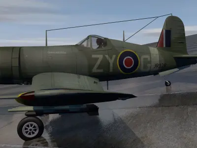 Chance Vought Outlaw Mk-1 3D model