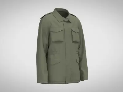 Military Jacket 3D model