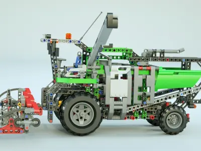 LEGO Combine Harvester 3D model
