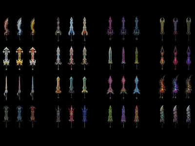 Ultimate Weapon Collection - 500 Weapons 3D Model Pack