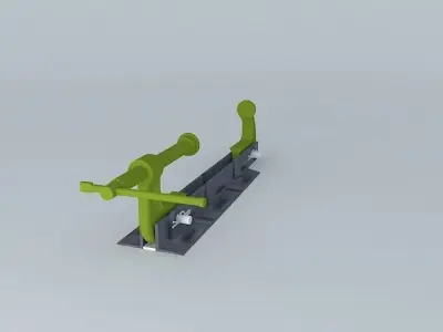 Craft clip Var Bar 01 3D model