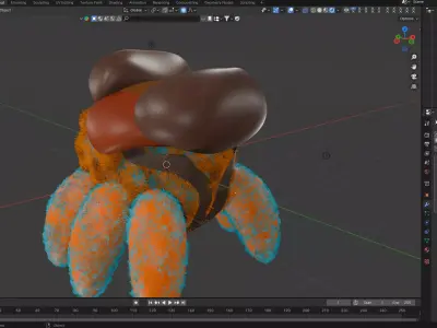spider  3D model buy