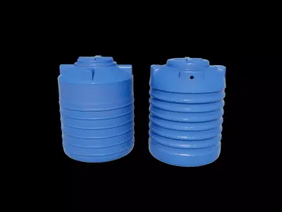 plastic water tank 06 3D model