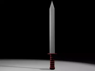 Sward Free low-poly 3D model