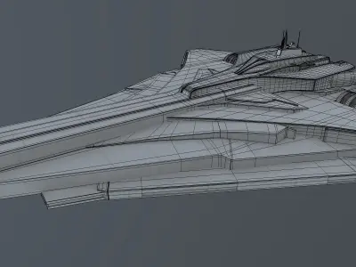Frigate 3D model by aruramesh79 from CGTrader
