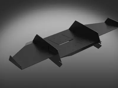 spoiler car vehicle  3D model