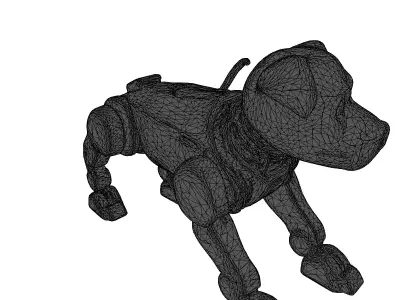 Damaged Robotic Dog Toy 3D model