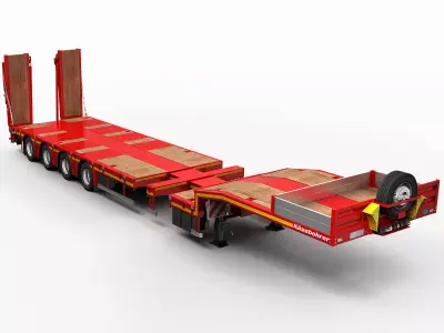 Platform Trailer 3D model