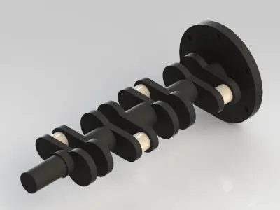 Crank shaft Free 3D model by surajmal-1 from CGTrader