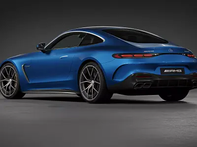 2024 Mercedes-Benz AMG GT 63 Coupe Blue 3D model