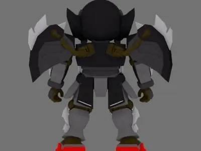 Super Mecha 20 - Koor of Code Name K0012 Low-poly 3D model