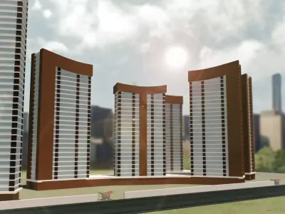 Exterior Building Free 3D model