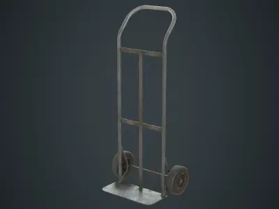 Hand Truck 4B Low-poly 3D model