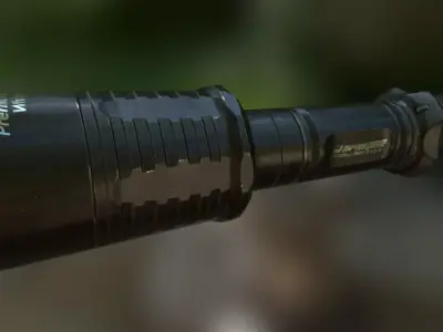 Tactical Flashlight Armytek Predator Pro Low-poly 3D model