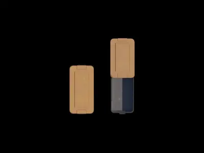 Plastic Storage Bin - Shelve Box Low-poly 3D model