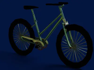 Bicycle Free low-poly 3D model purchase
