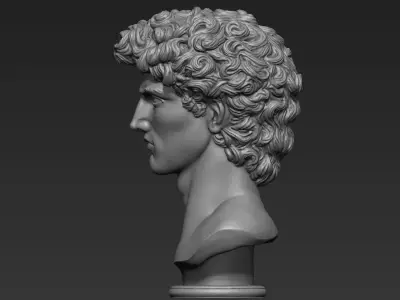 Antique Male Bust 3D print model