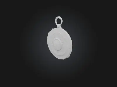 Magic Amulet Low-poly 3D model