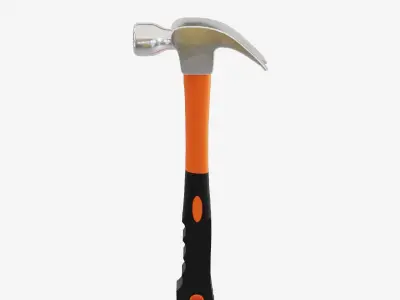 Industrial Hammer Low-poly 3D model