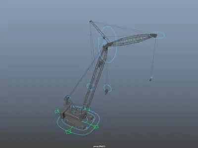 Crawler Crane  3D model