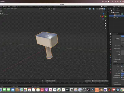 Thors hammer Free 3D model