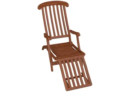 Titanic folding Chair 3D model