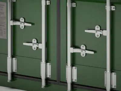 Cargo Container - EVERGREEN - Contenedor de carga 3D model