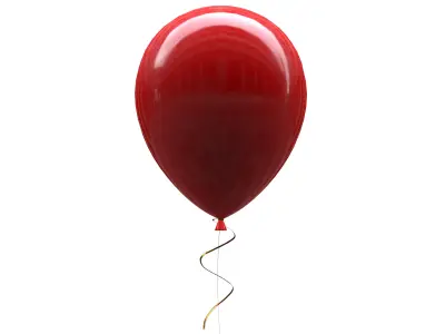 Balloons heart balloon 3D Model Collection