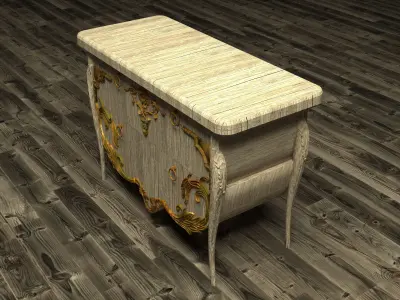 Antique Chest  3D model