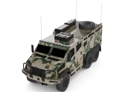 Search Rescue Vehicle 3D model