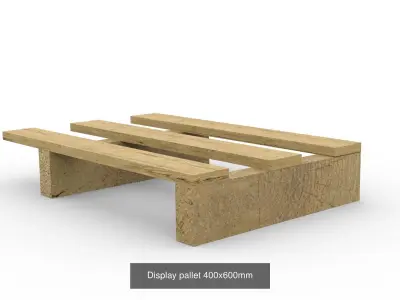 Most popular pallets in Europe 3D Model Pack