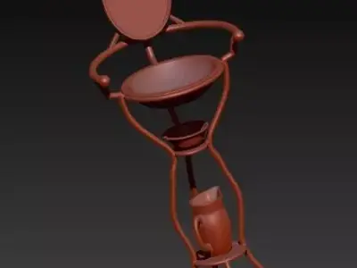 antique sink 3D print model