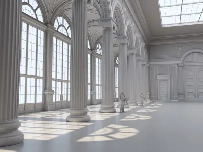 Ballroom 3D model