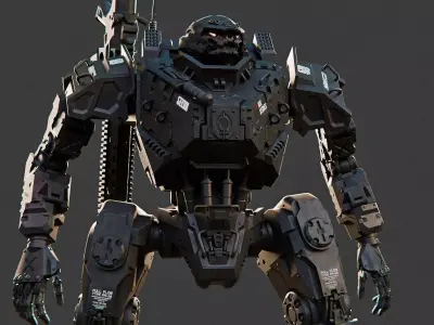 Fighter Mech  3D model