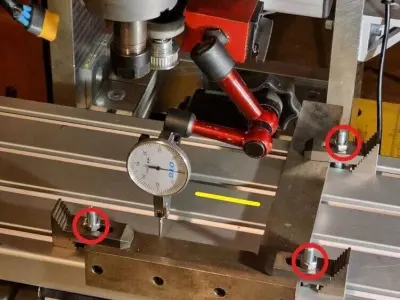 Heavy duty bench milling machine 3D model