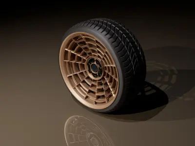 C7SSW wheel 3D model