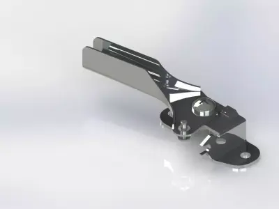 THROTTLE LEVER CABLE ASSEMBLY Free 3D model