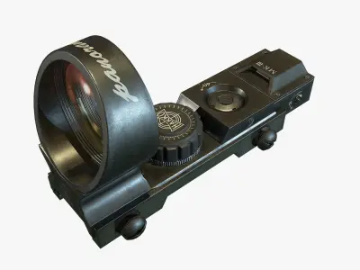 Optical Scope Panorama mk3 Low-poly 3D model