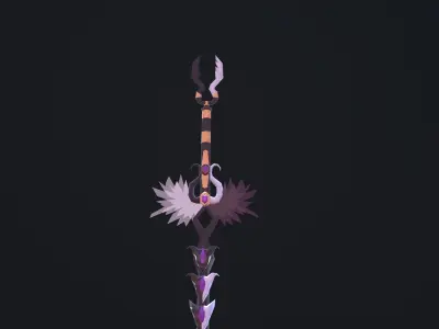 Fantastic Sword  free Free low-poly 3D model