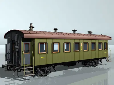 wagon III class 3D model